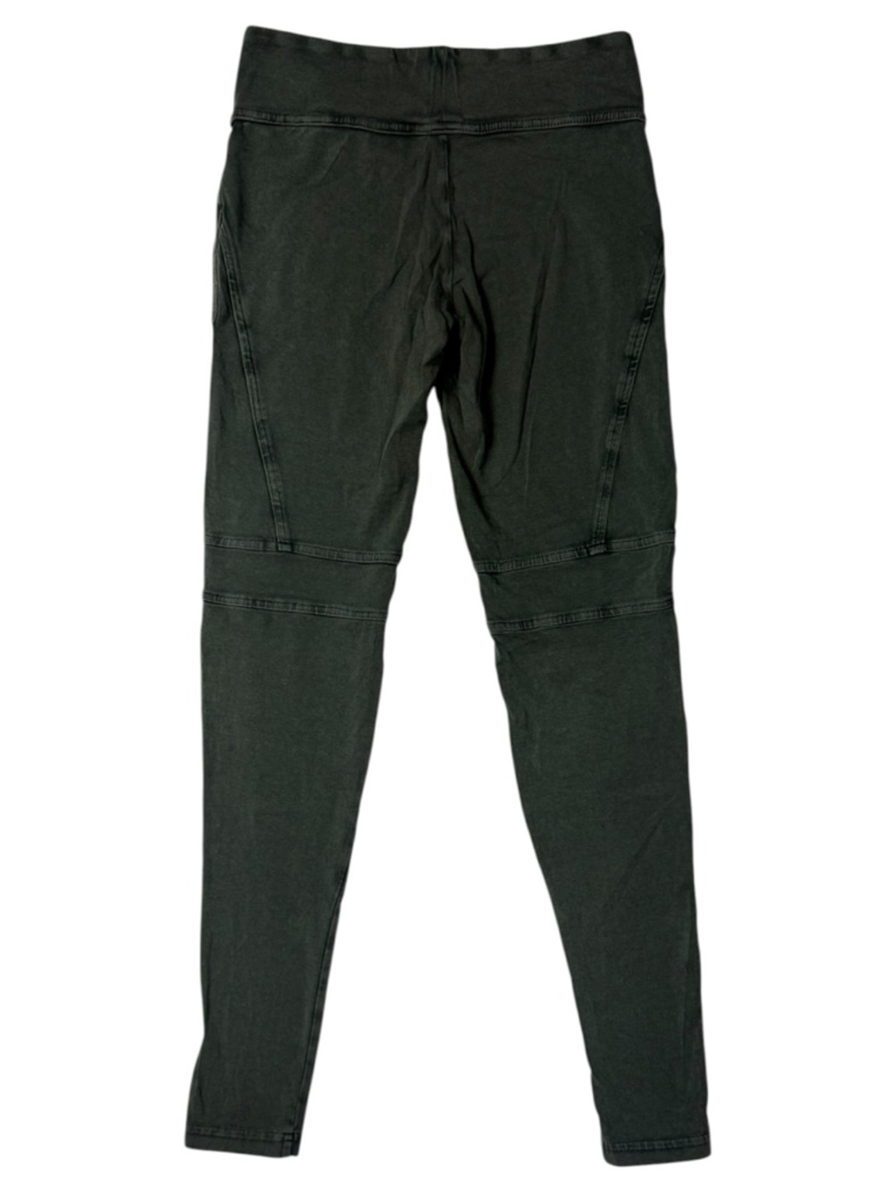 BP Nordstrom Seamed Panel Leggings Burnout Green Ponte Leggings Small - Picture 3 of 5